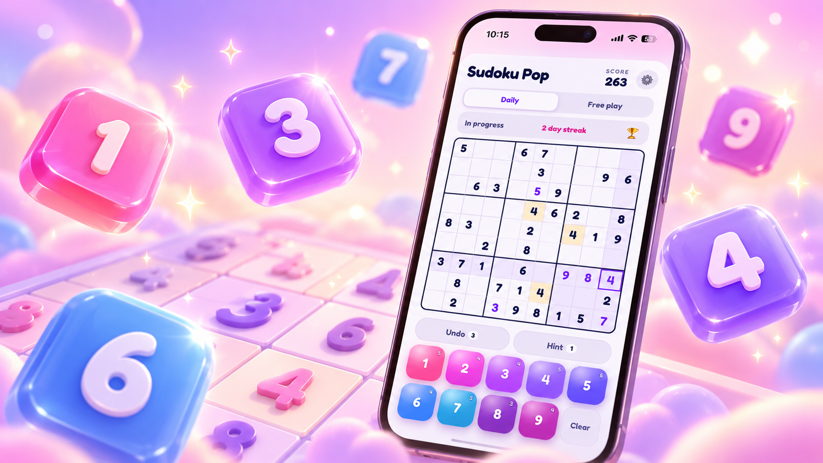 Sudoku Pop key art